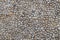 stone decorated mosaic wall flat seamless texture and full frame background, dry and clean