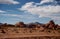 stone desert in Bolivia rocks mountains sand