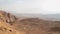 Stone  desert near the Rahaf stream, on the Israeli side of the Dead Sea, near Jerusalem in Israel