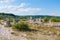 The Stone Desert or Stone Forest or Pobiti Kamani. Famous natural rock phenomenon near Varna, Bulgaria.