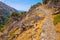 Stone desert trail near Pustinja Blaca hermitage on Brac island