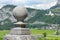 Stone detail of Trautenfels Castle Schloss Trautenfels, Alps Alpes, Alpen, Alpi, Alps, Alpe, Styria, Austria Ã–sterreich