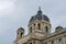 Stone dome on the roof of the Natural History Museum in Vienna, Austria