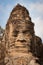 Stone face of Buddha, Angkor, Cambodia