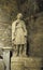 Stone figure stored in the crypt of Abbaye St-Victor, Marseille, Bouches-du-Rhone, Provence-Alpes-Cote d`Azur