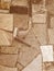 Stone Floor brown Old Paving Roads Tile Path Texture background