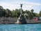stone-flowered ship is a monument in Sevastopol, an architectural symbol of the city