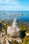 Stone formation at the Panga cliff by the Baltic sea in Saaremaa, Estonia