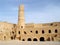 Stone fortress (ribat) with a tower in the city of Monastir