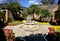 Stone fountain located in the Ex-hacienda de Tlalpan Mexico