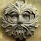 Stone Garden Face Ornament