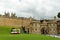 Stone gatehouse entrance to Lincoln Castle, Lincoln, England