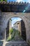 Stone gates in the old town of Kruja