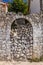 Stone gates in the old town of Kruja