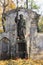 Stone Girl on Tomb from old Prague Cemetery