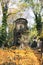 Stone Girl on Tomb from old Prague Cemetery