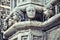 Stone head, detail of the St. James Cathedral, Sibenik