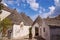 Stone house architecture in the village of Alberobello