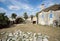 Stone house in Cavalerie village, Aveyron, France