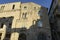 Stone houses in the street of old town, architecture of the Old Town in Split