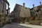 Stone houses in the street of old town, architecture of the Old Town in Split