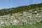 Stone hut in the mountains