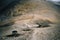 Stone huts for trekking in Himalayas