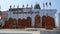 Stone idols painted red on a roadside shrine in the town of Anjar in Kutch