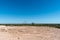 Stone labyrinth at the Nettletonâ€™s First Shaft lookout in Lightning Ridge, Australia