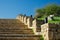 Stone ladder to the blue sky