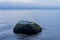 A stone in Lake MjÃ¸sa