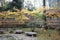 stone lamp garden in Konkai Komyoji Temple