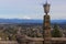 Stone Lamp Post at Rocky Butte