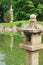 Stone Lantern Called Toro in a Japanese Garden