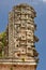 The stone lattice work at Uxmal, an ancient Maya city in Mexico