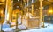 The stone lectern in Ben Ezra Synagogue in Coptic Cairo, Egypt