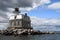 Stone Lighthouse Built on Dangerous Reef