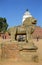 Stone lion, Bhaktapur, Nepal