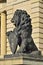 Stone lion of Koenigsberg. Kaliningrad (Konigsberg before 1946), Russia