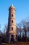 Stone lookout tower on Jedlova Mountain