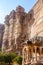 A stone mandapa outside Mehrangarh Fort