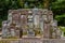 Stone memorials in graveyard, Kanazawa, Japan