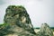 Stone Mine Chalk-cliff hill in Madura, Java Indonesia