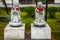 Stone monk statues - Kyoto, Japan