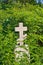 Stone monument on a grave