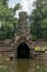 Stone monument in lake at Neak Pean