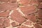 Stone mosaic paving stone as a background