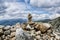 Stone mound, High Tatras mountains, Slovakia