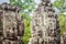 Stone murals and sculptures in Angkor wat, Cambodia