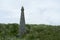 Stone obelisk on the island of Herm